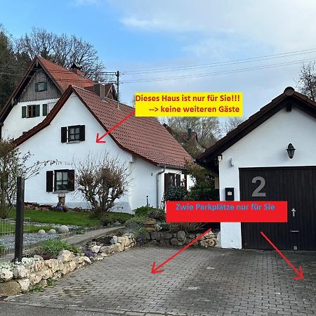 Ferienparadies Am Kammerberg - Ein Ganzes Haus Fuer Sie Alleine!!! Weißenhorn 외부 사진